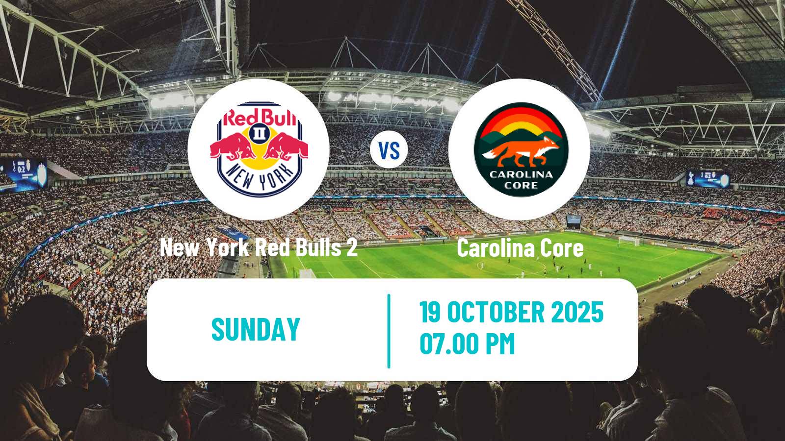 Football MLS Next Pro New York Red Bulls 2 - Carolina Core