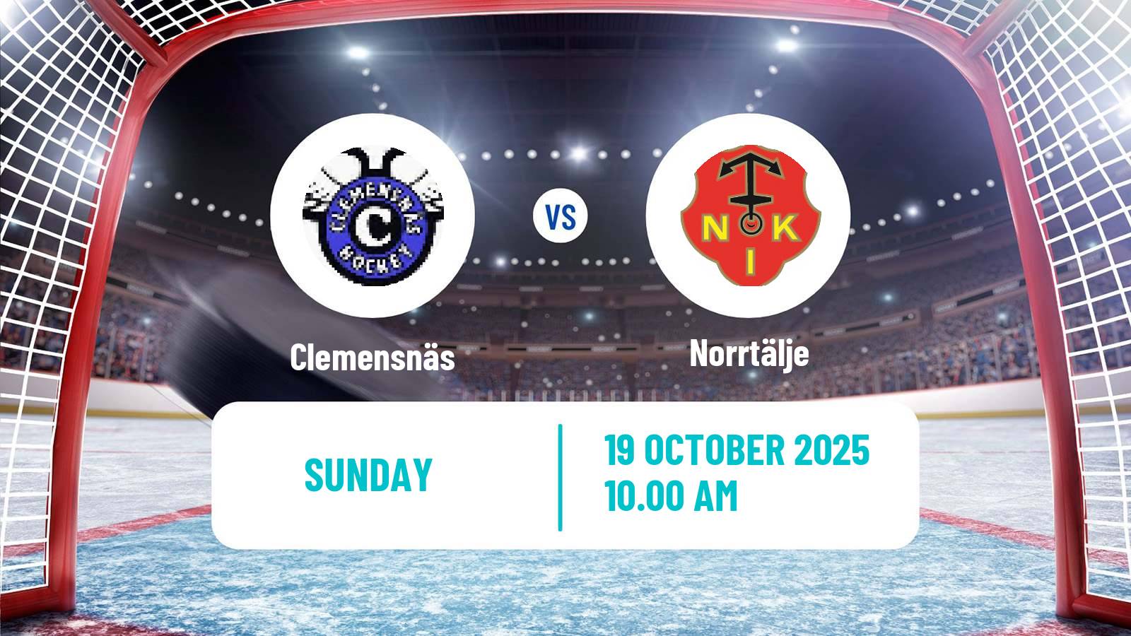 Hockey Swedish HockeyEttan Norra Clemensnäs - Norrtälje