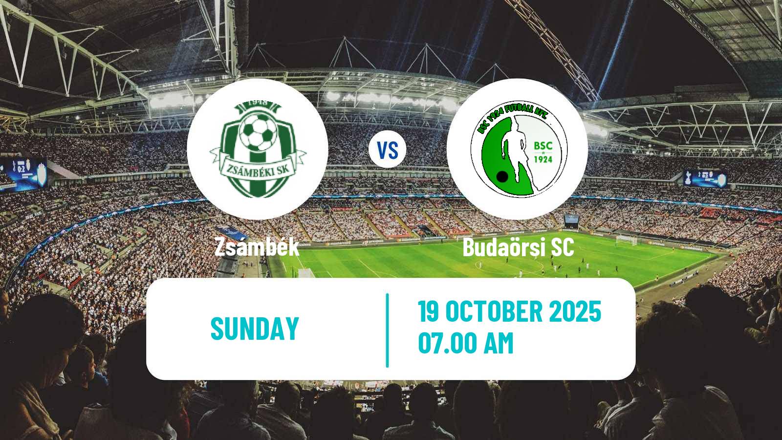 Football Hungarian NB III Northwest Zsámbék - Budaörsi SC