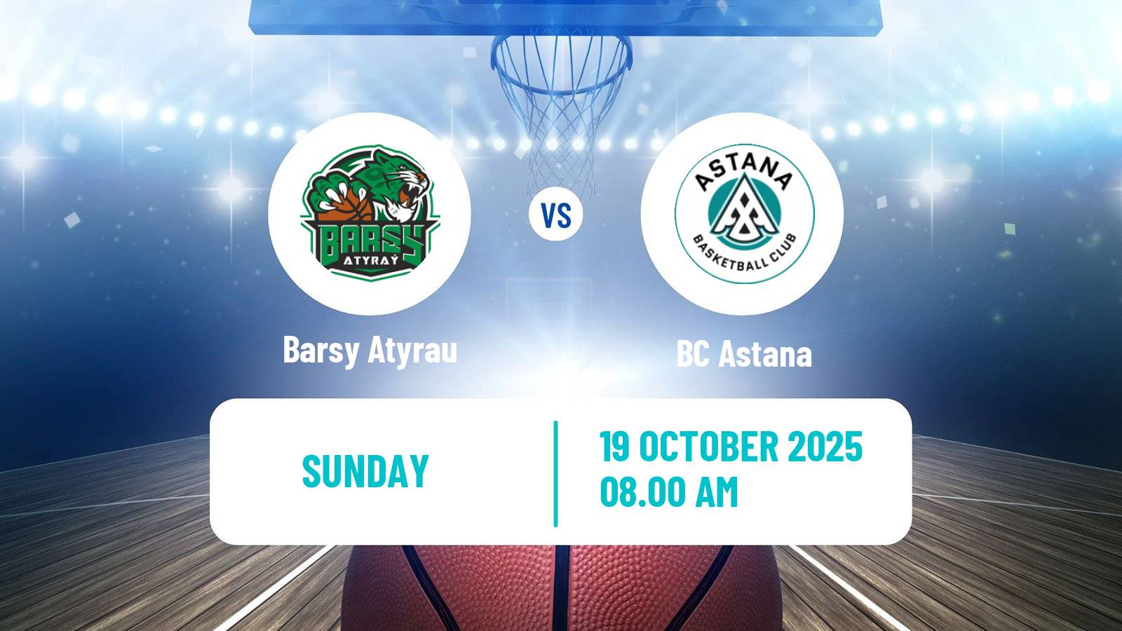 Basketball Kazakh National League Basketball Barsy Atyrau - Astana