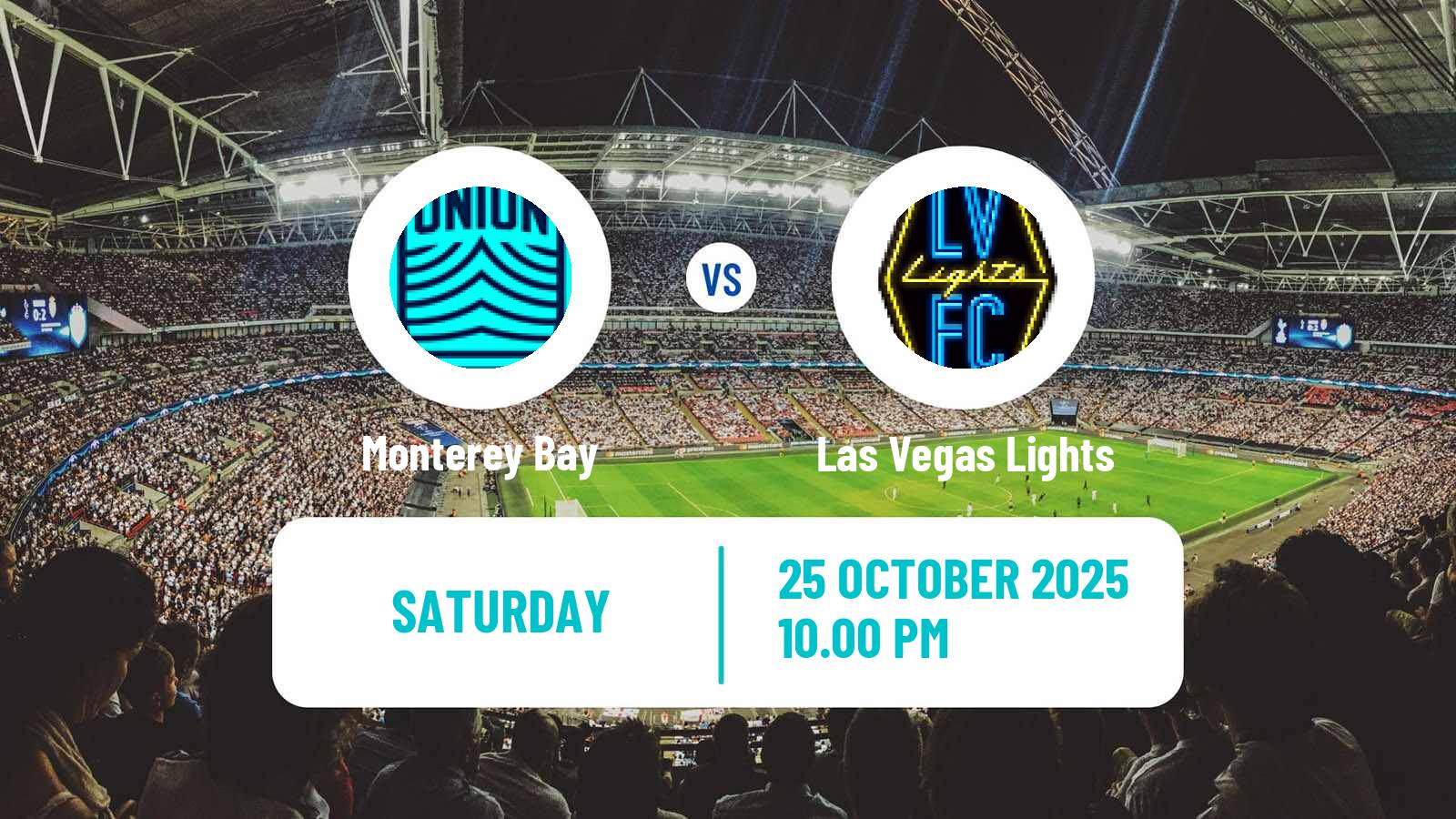 Football USL Championship Monterey Bay - Las Vegas Lights