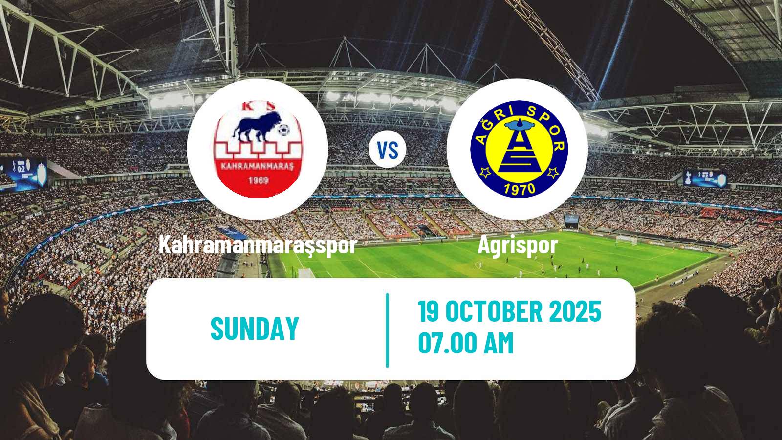 Football Turkish 3 Lig Group 2 Kahramanmaraşspor - Agrispor