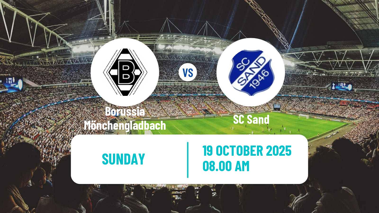 Football German 2 Bundesliga Women Borussia Mönchengladbach - Sand