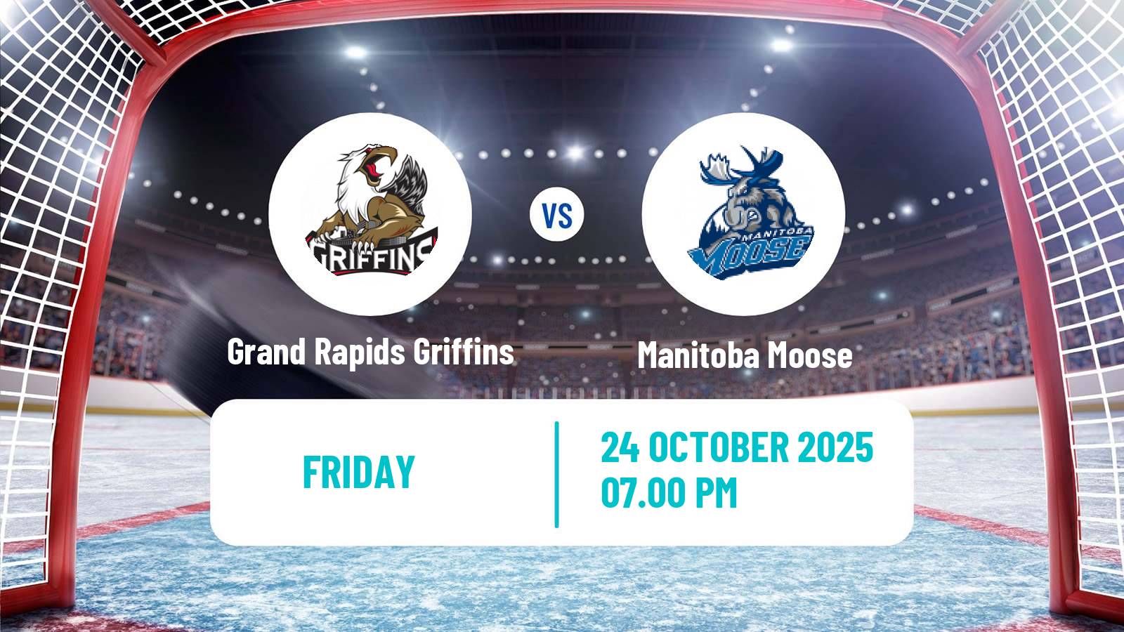 Hockey AHL Grand Rapids Griffins - Manitoba Moose