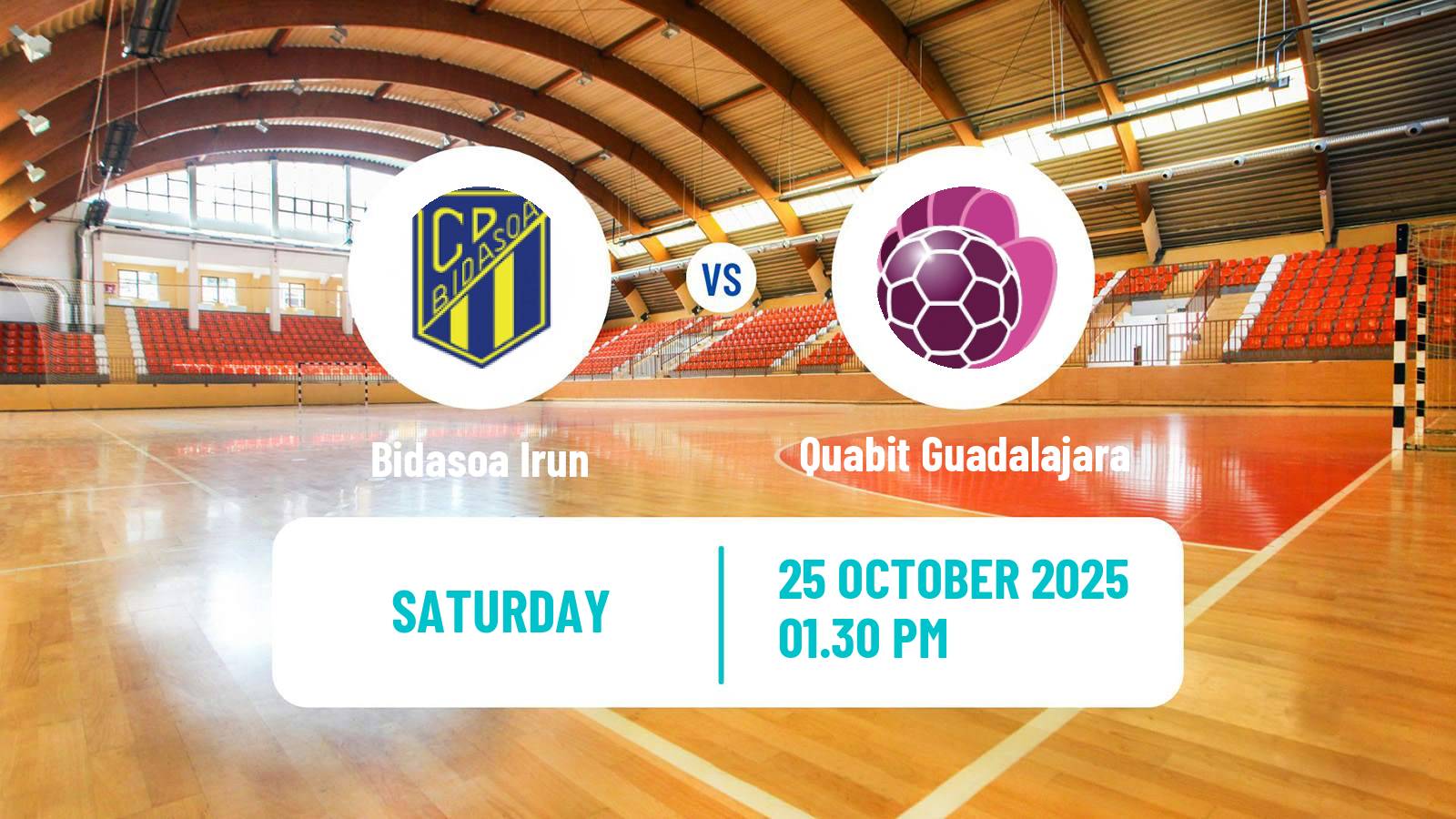 Handball Spanish Liga ASOBAL Bidasoa Irun - Quabit Guadalajara