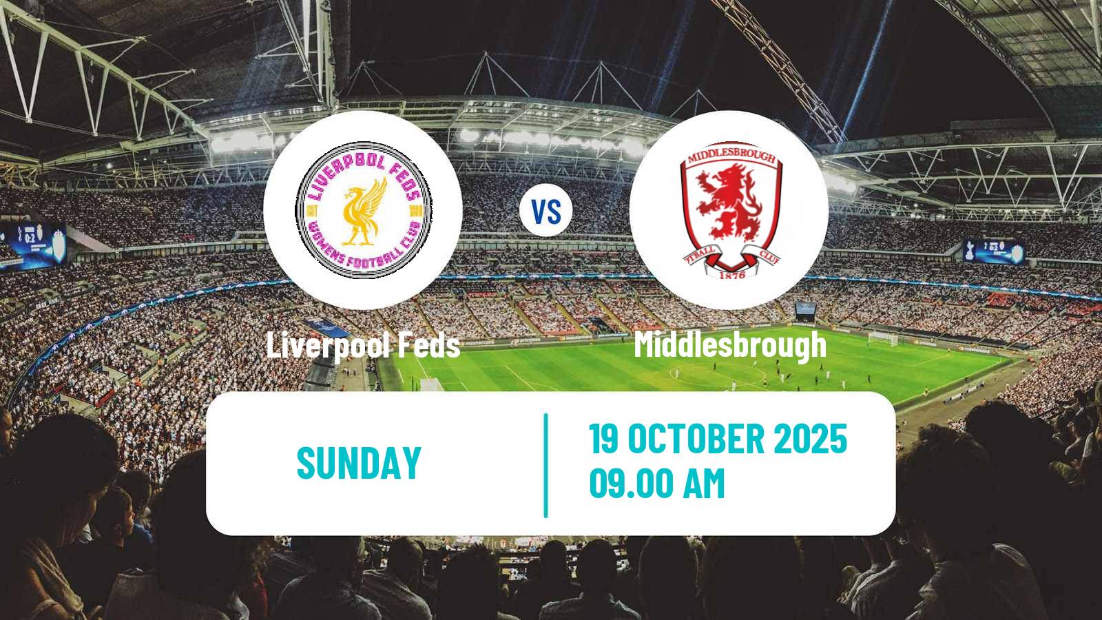 Football English National League North Women Liverpool Feds - Middlesbrough