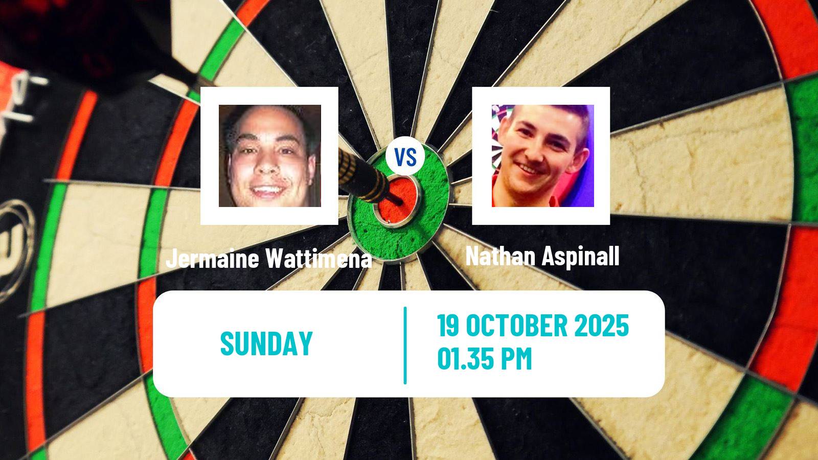 Darts European Tour 14 Jermaine Wattimena - Nathan Aspinall