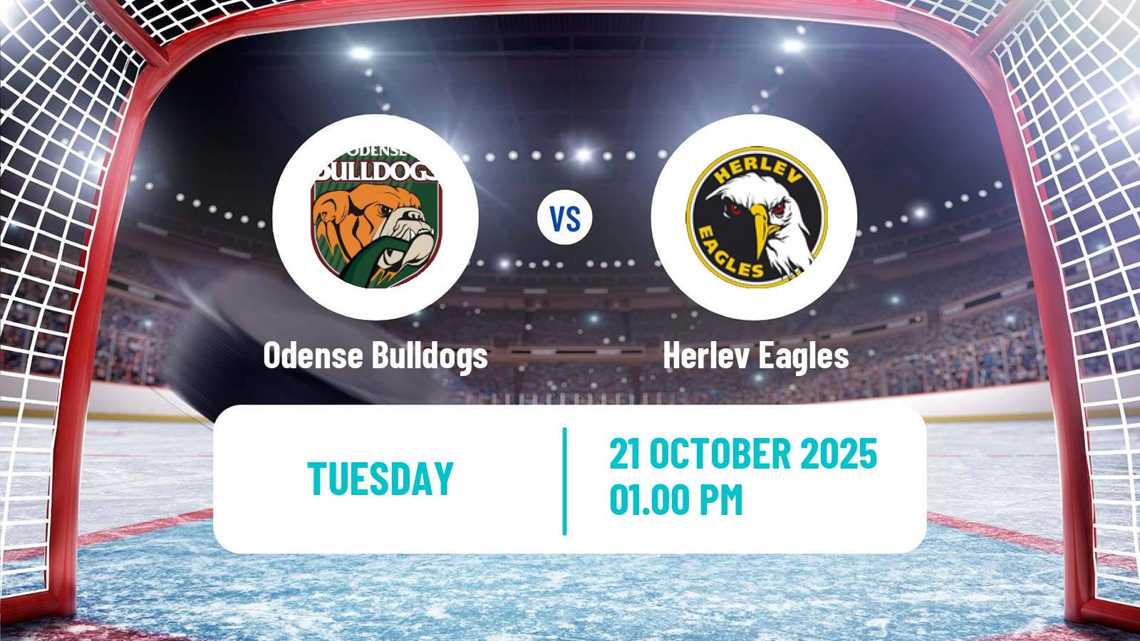 Hockey Danish Ishockey Ligaen Odense Bulldogs - Herlev Eagles