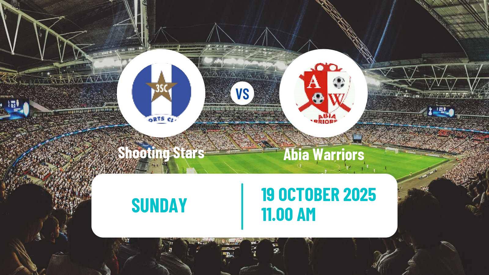 Football Nigerian Premier League Shooting Stars - Abia Warriors