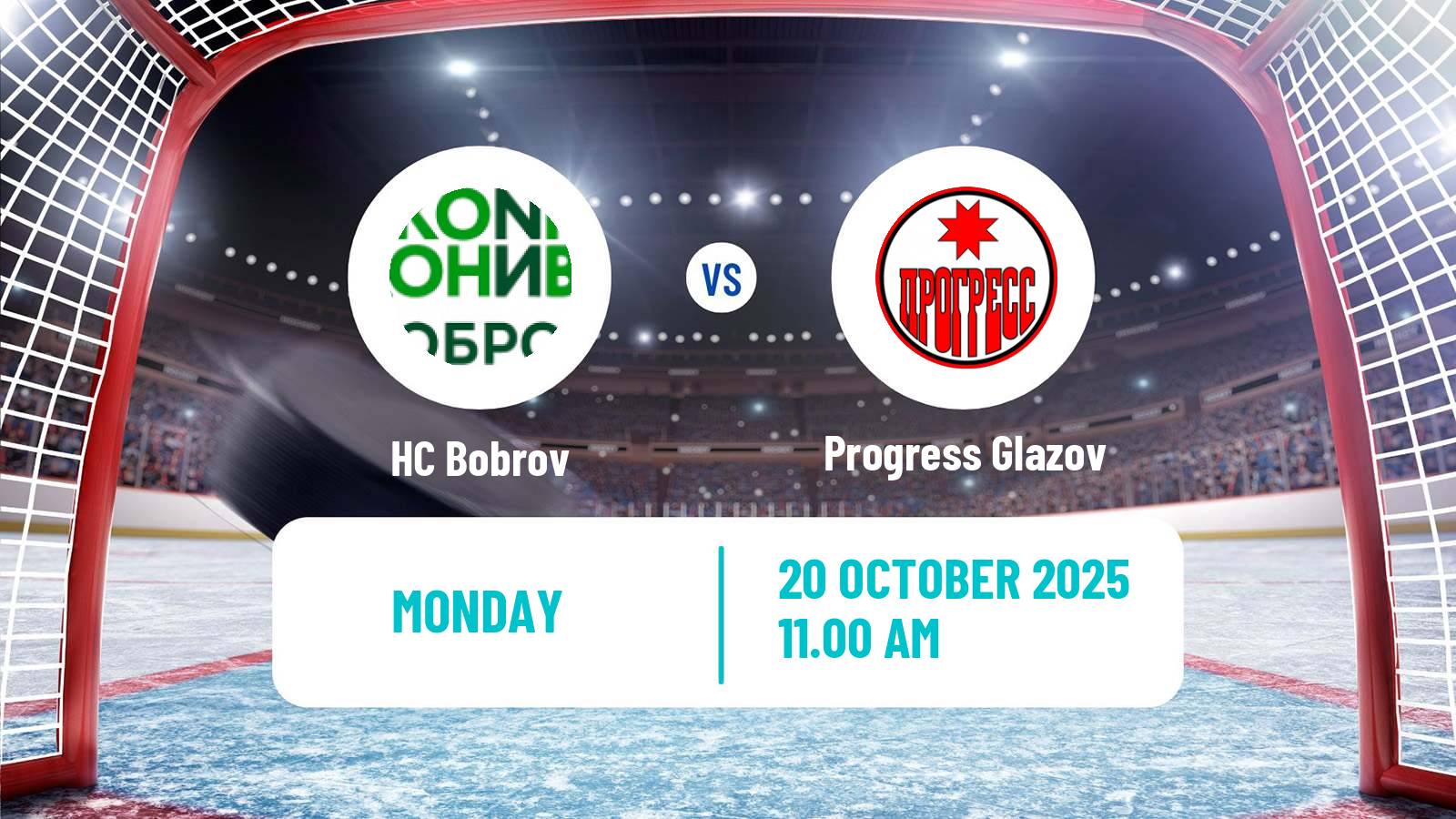 Hockey NMHL Bobrov - Progress Glazov