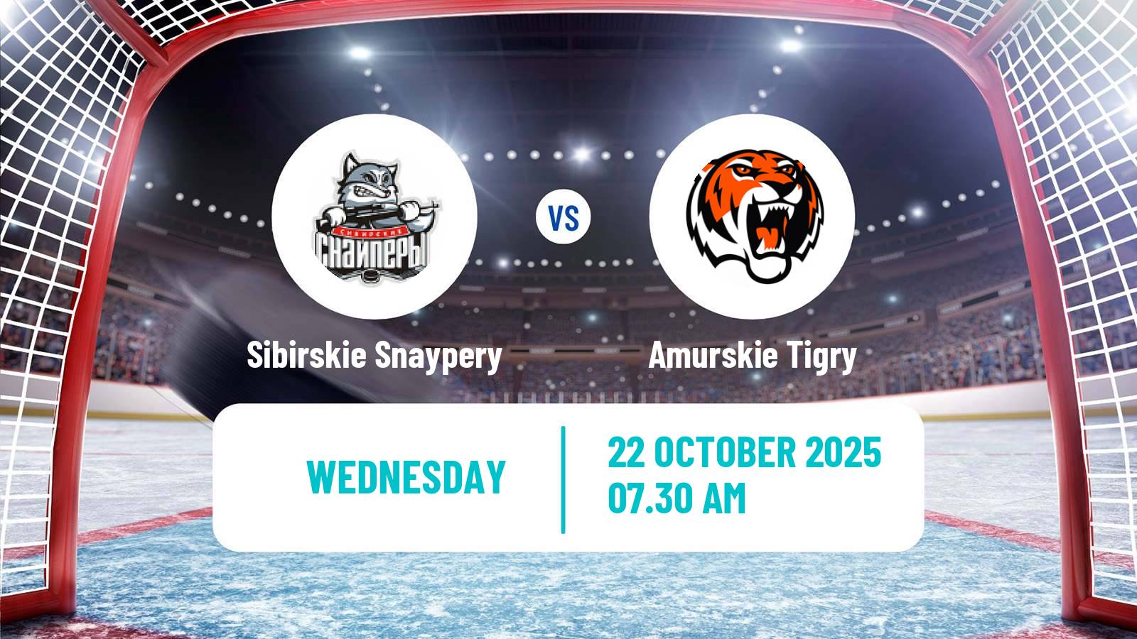 Hockey MHL Sibirskie Snaypery - Amurskie Tigry