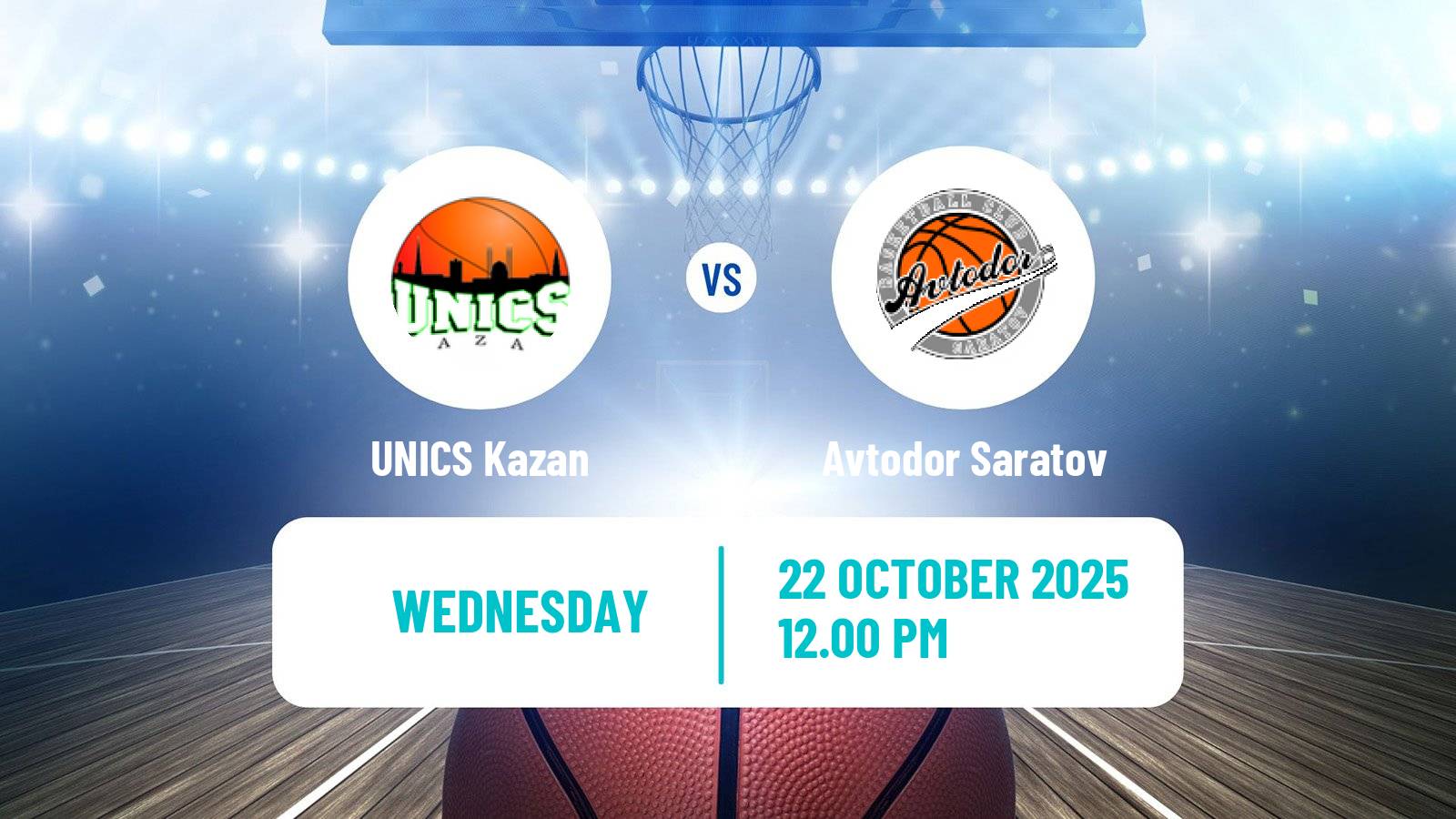 Basketball VTB United League UNICS - Avtodor Saratov