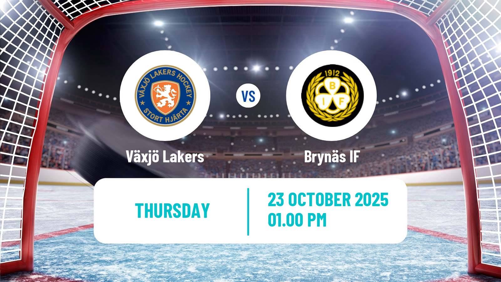Hockey SHL Växjö Lakers - Brynäs