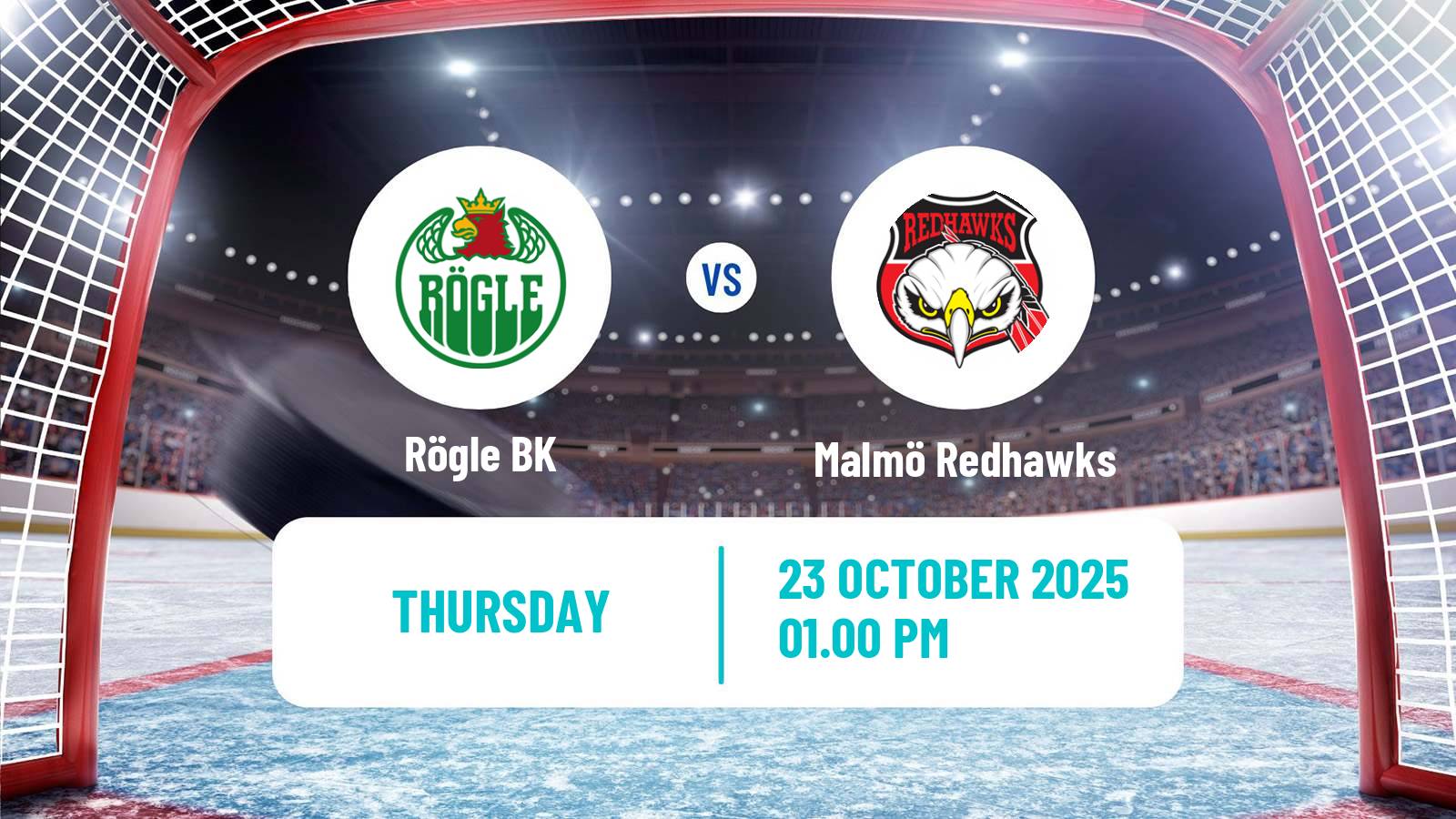 Hockey SHL Rögle - Malmö Redhawks
