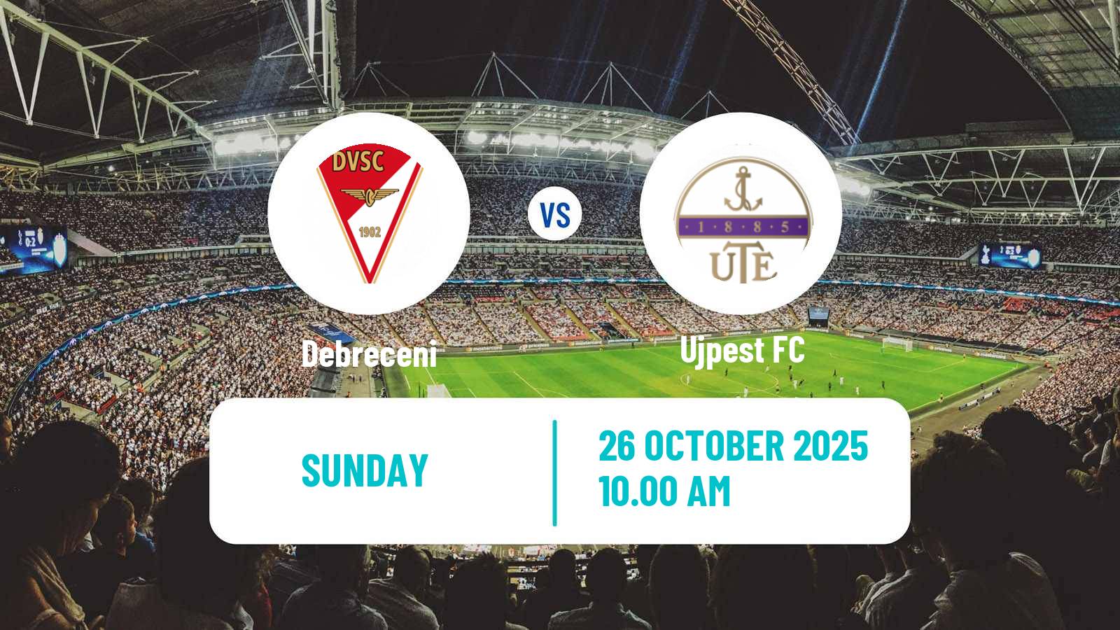 Football Hungarian NB I Debreceni - Ujpest