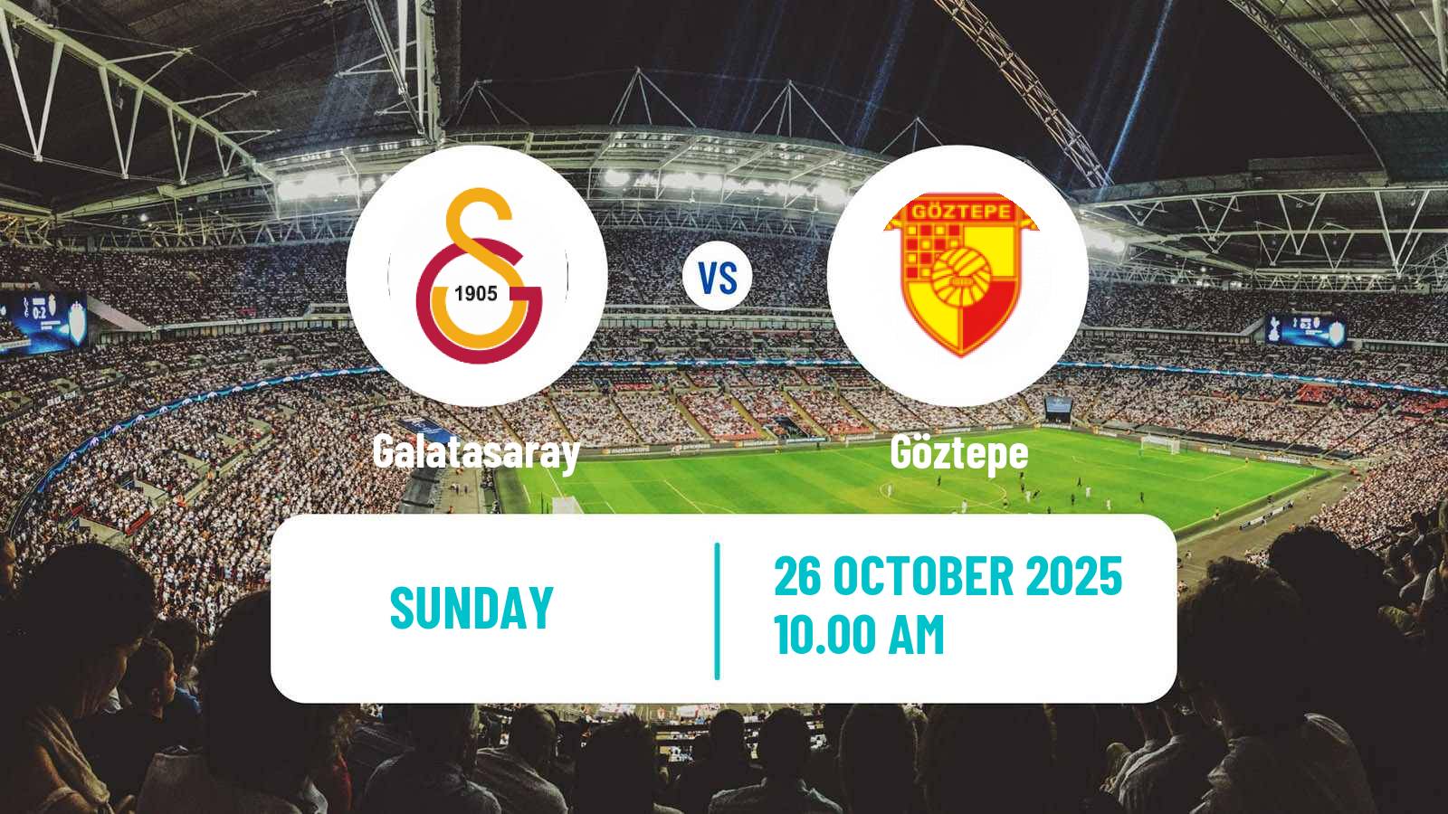 Football Turkish Super League Galatasaray - Göztepe