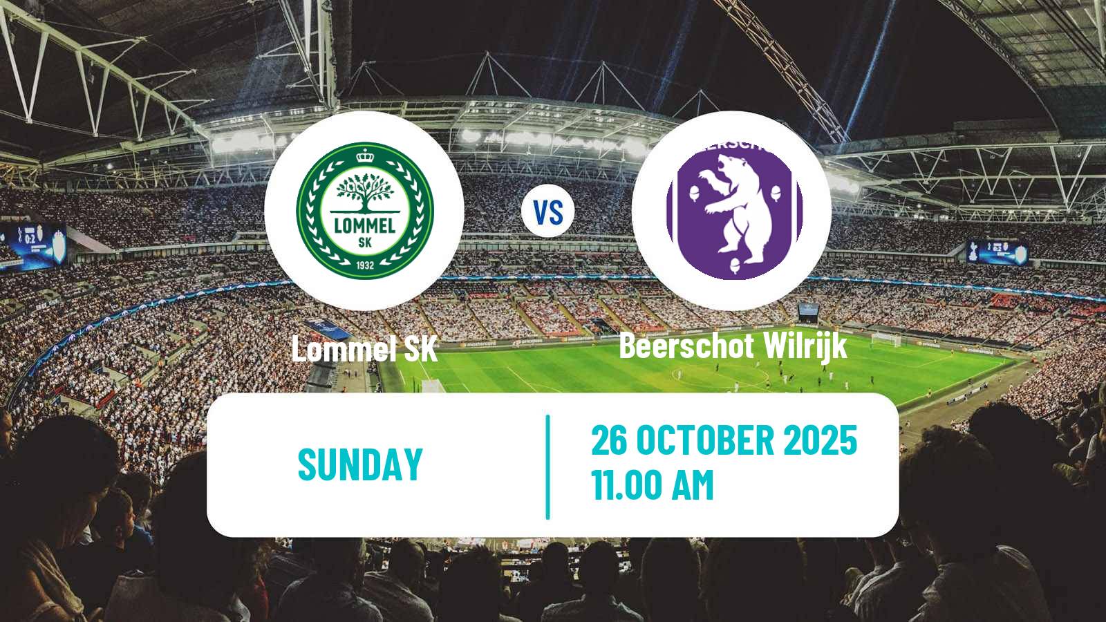 Football Belgian Сhallenger Pro League Lommel - Beerschot Wilrijk