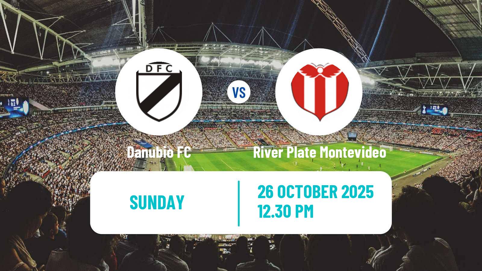 Football Uruguayan Primera Division Danubio - River Plate Montevideo