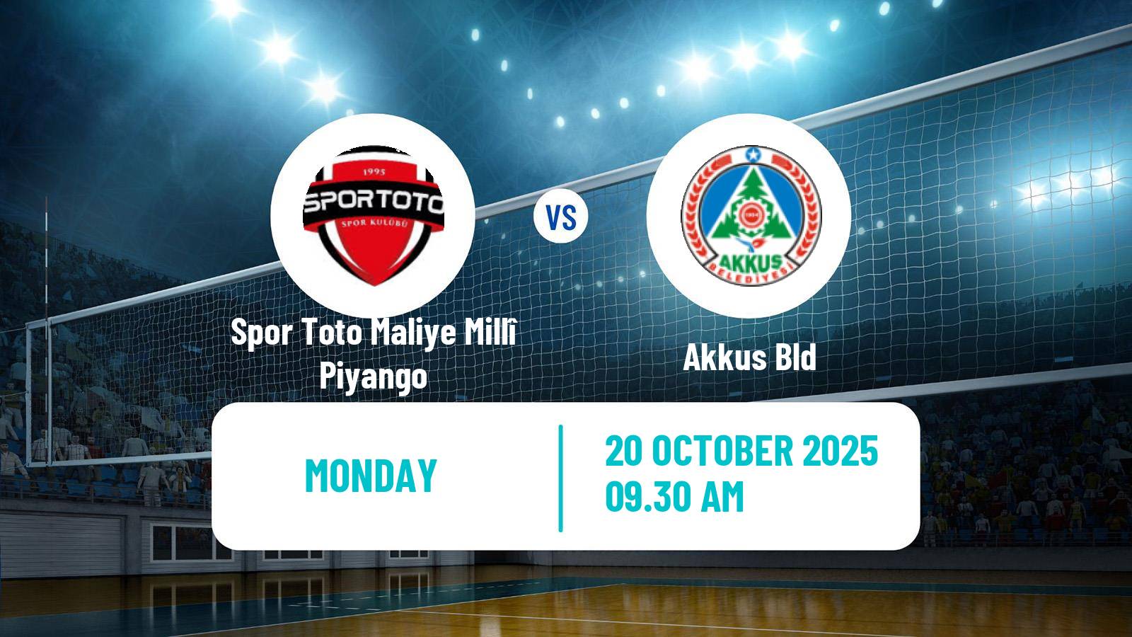 Volleyball Turkish Cup Volleyball Spor Toto Maliye Millî Piyango - Akkus Bld