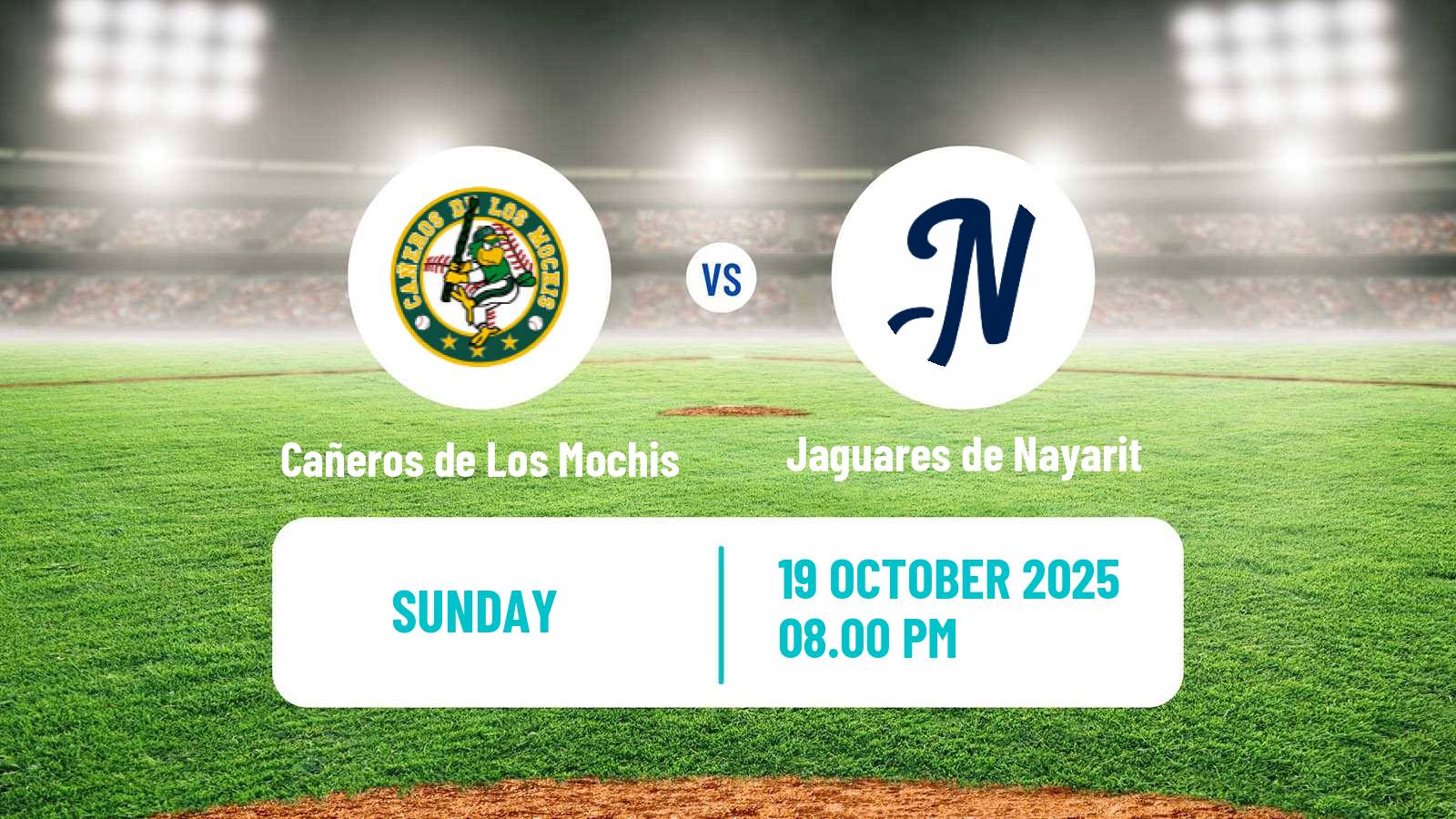 Baseball LMP Cañeros de Los Mochis - Jaguares de Nayarit