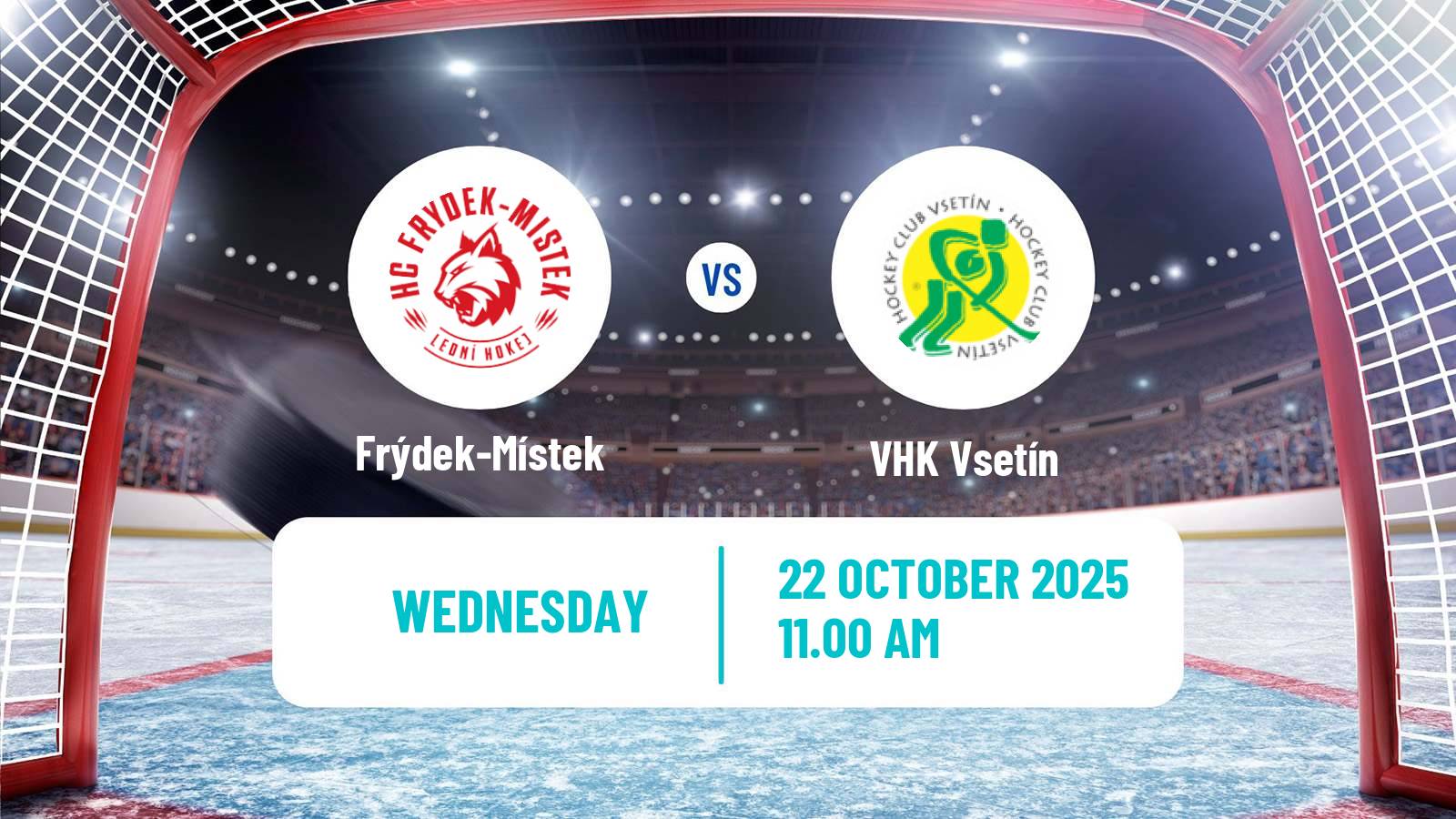 Hockey Czech Chance Liga Frýdek-Místek - Vsetín