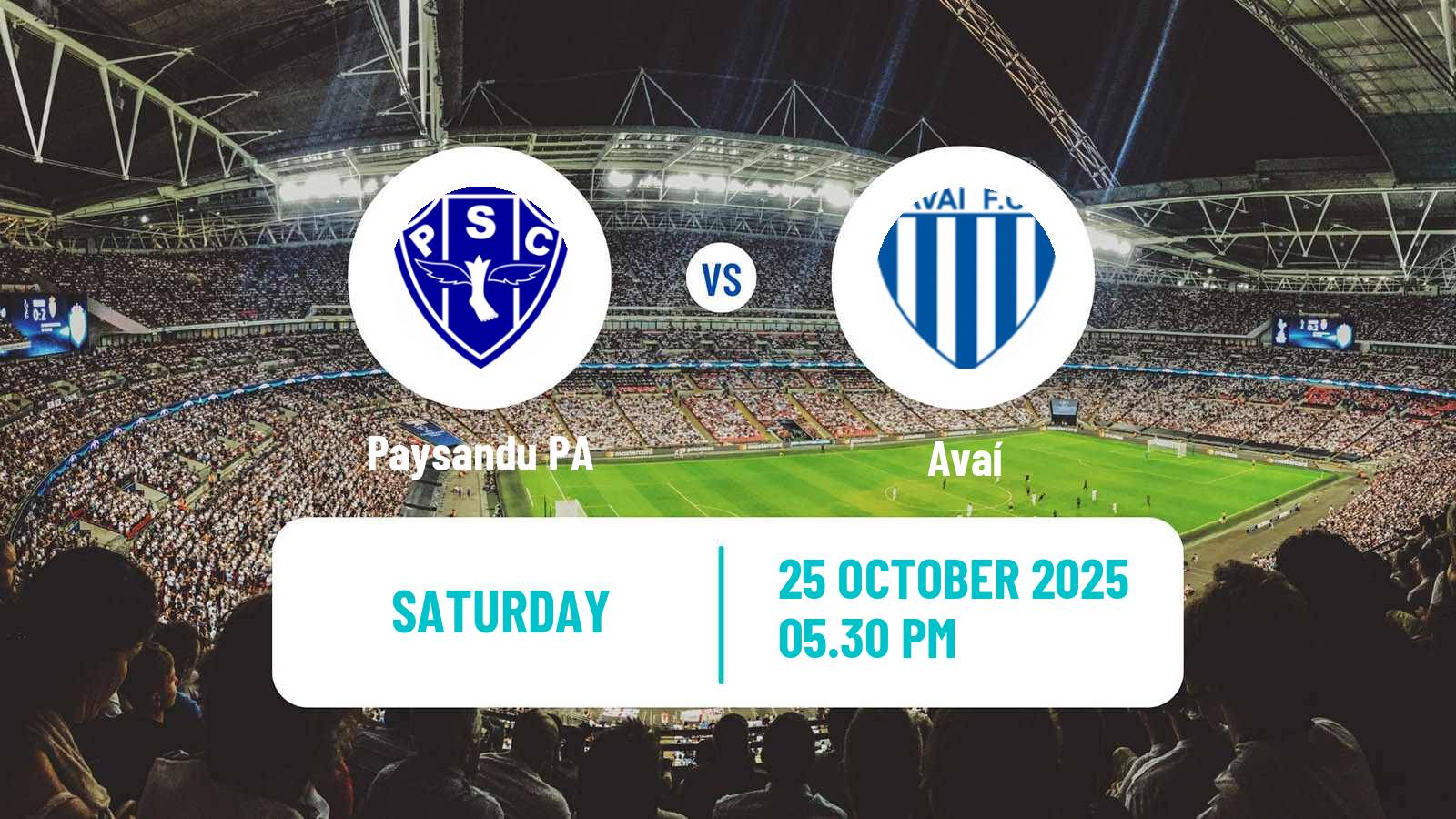 Football Brazilian Serie B Paysandu - Avaí