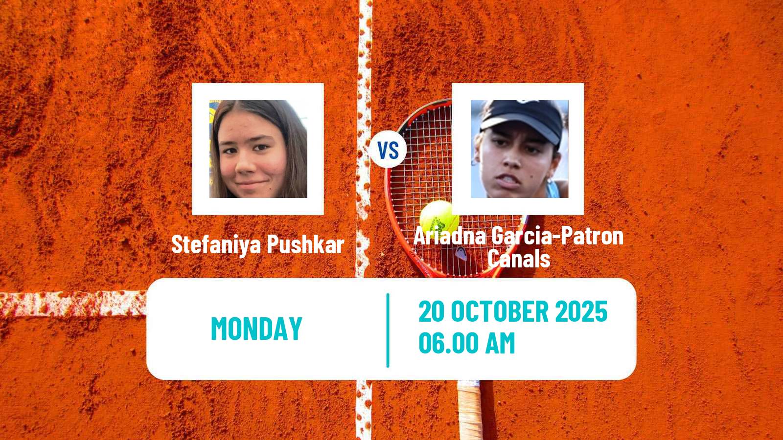 Tennis ITF W15 Villena Women Stefaniya Pushkar - Ariadna Garcia-Patron Canals