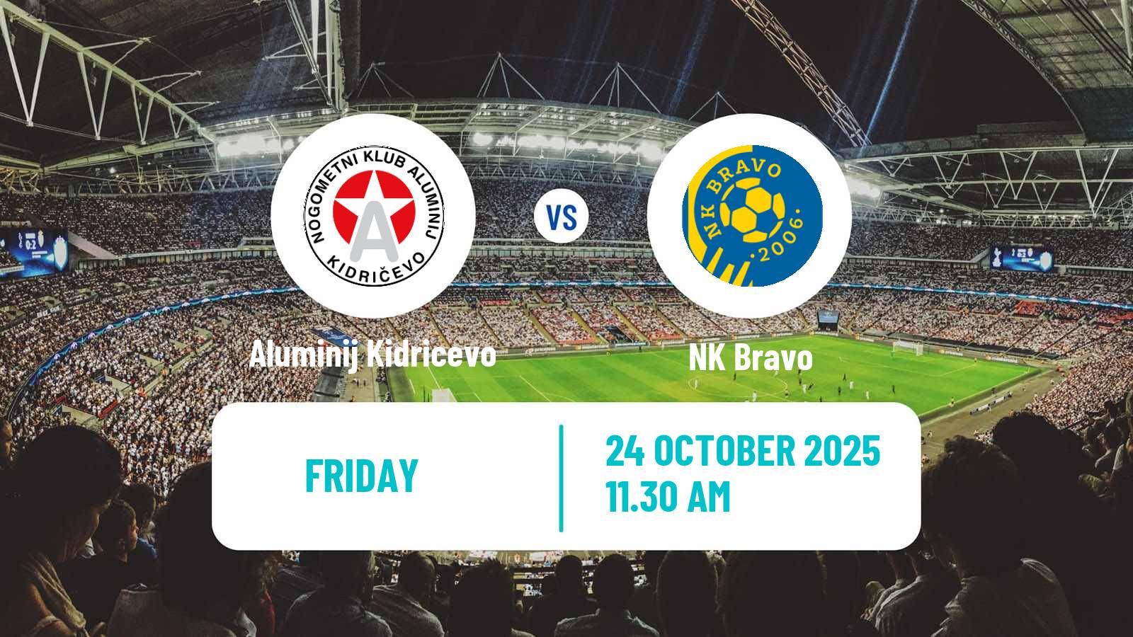 Football Slovenian PrvaLiga Aluminij Kidricevo - NK Bravo