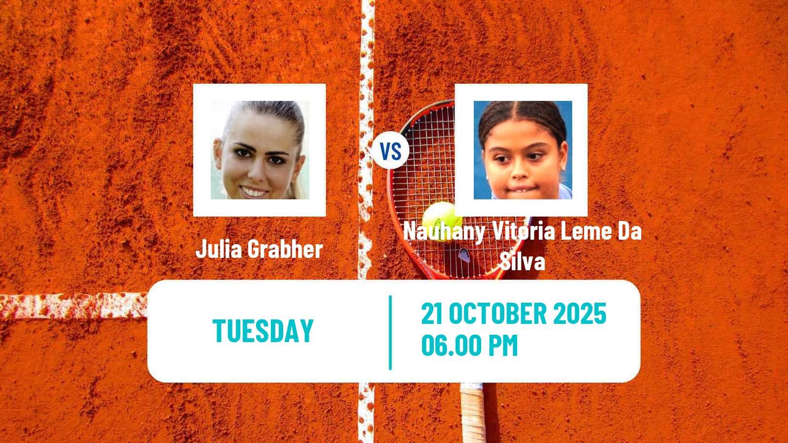 Tennis Florianopolis Challenger Women Julia Grabher - Nauhany Vitoria Leme Da Silva