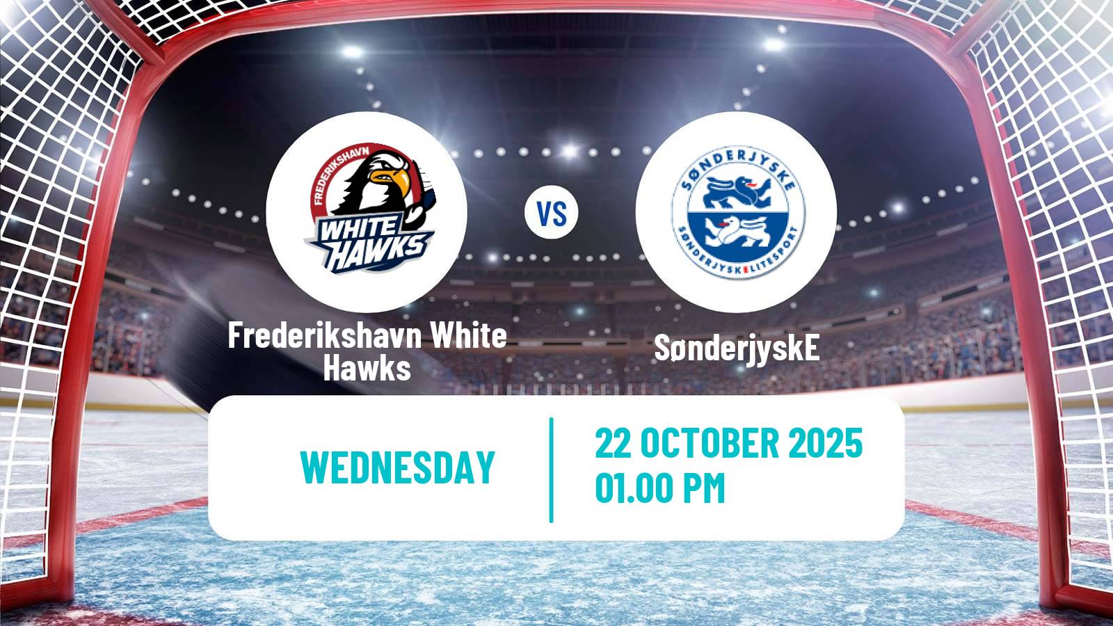 Hockey Danish Ishockey Ligaen Frederikshavn White Hawks - SønderjyskE