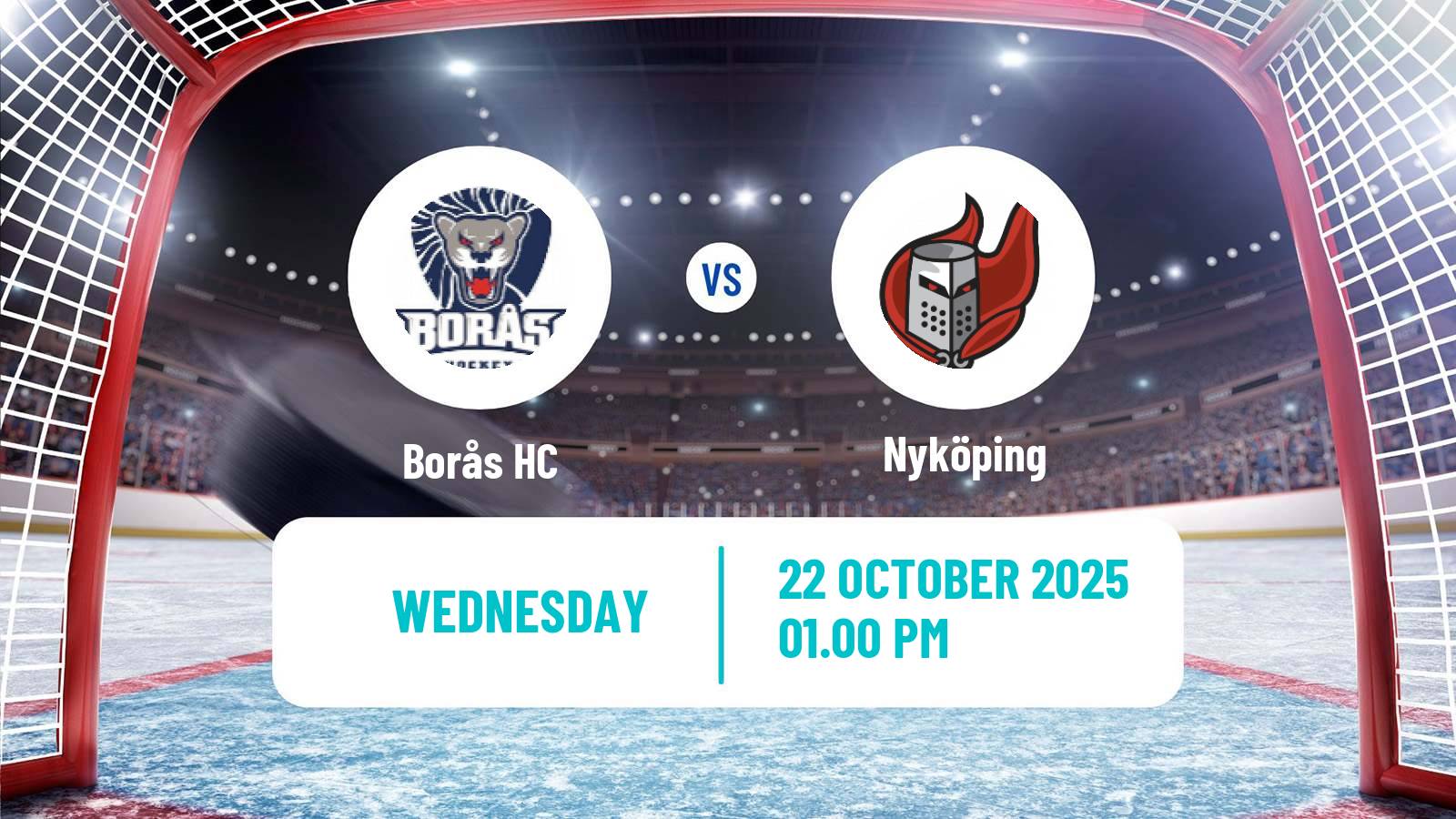 Hockey Swedish HockeyEttan Sodra Borås - Nyköping