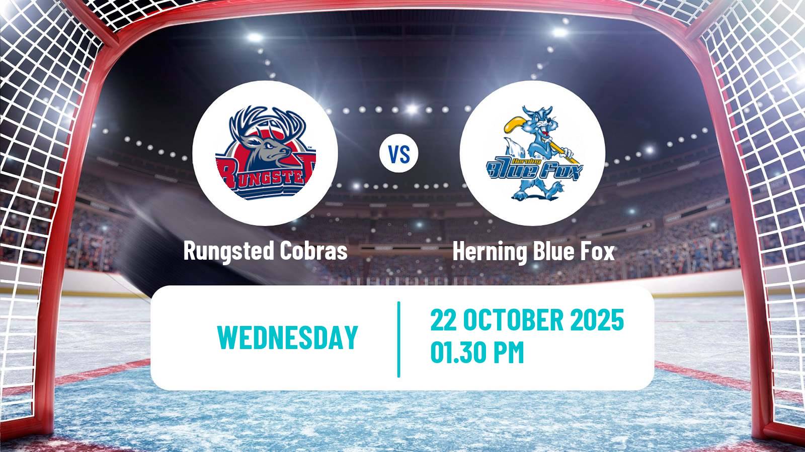 Hockey Danish Ishockey Ligaen Rungsted Cobras - Herning Blue Fox