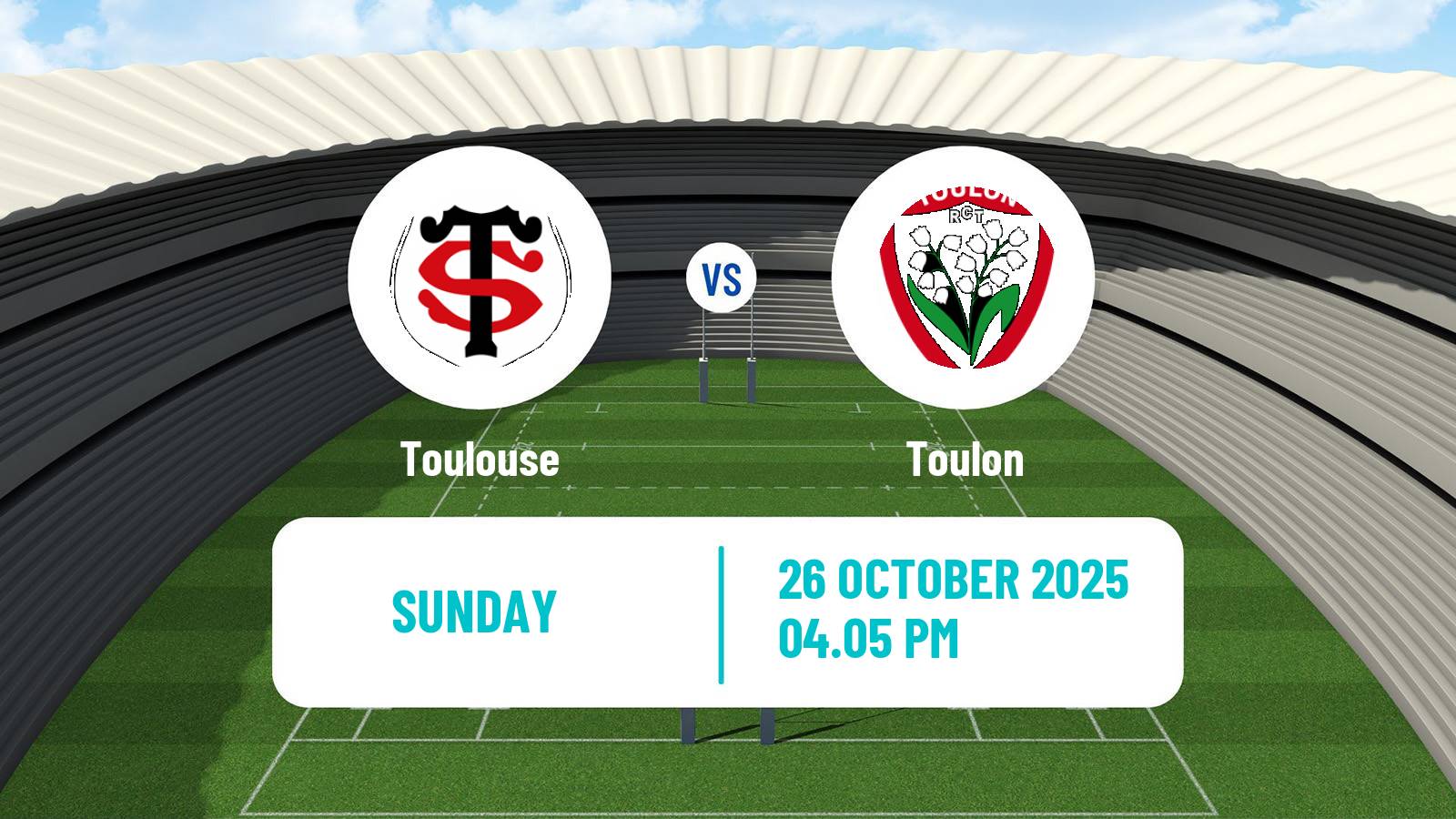 Rugby union French Top 14 Toulouse - Toulon