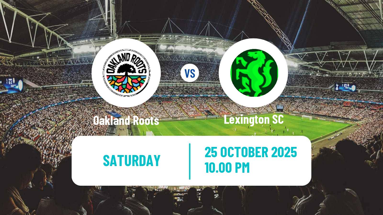 Football USL Championship Oakland Roots - Lexington