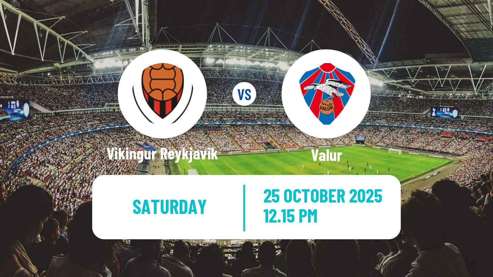 Football Icelandic Besta-deild karla Vikingur Reykjavik - Valur