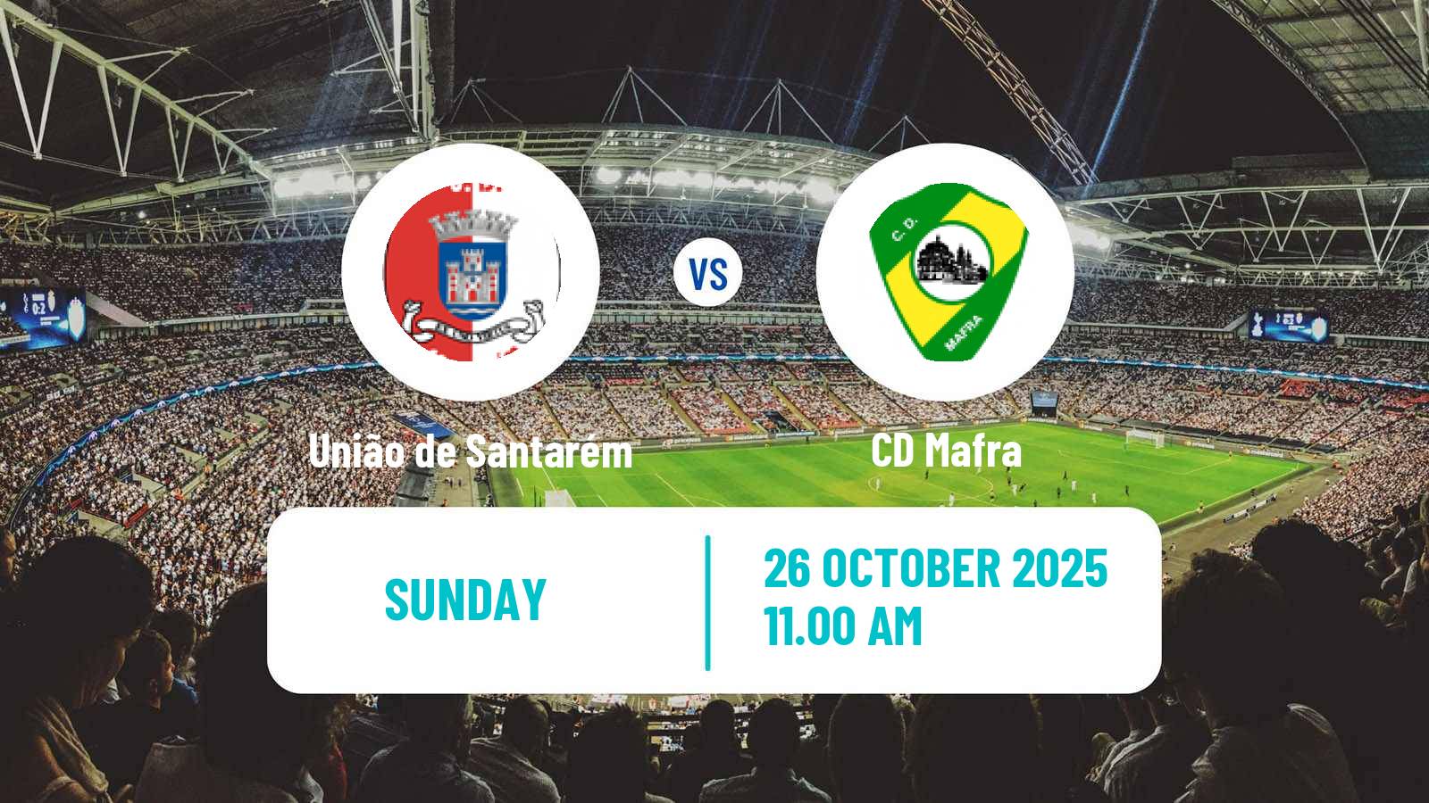 Football Portuguese Liga 3 União de Santarém - Mafra