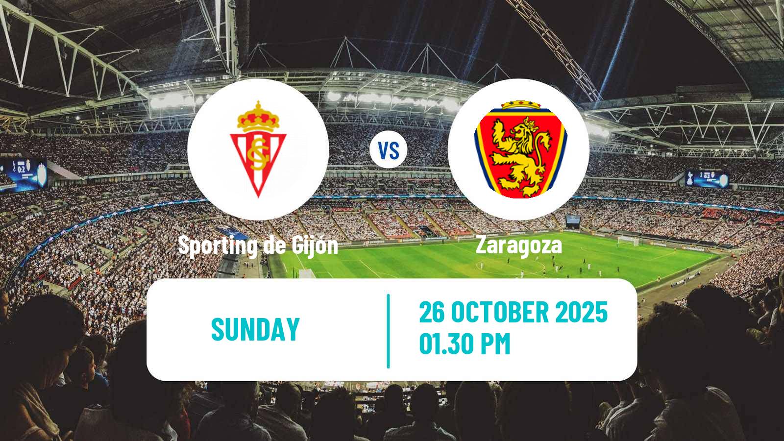 Football Spanish LaLiga2 Sporting de Gijón - Zaragoza