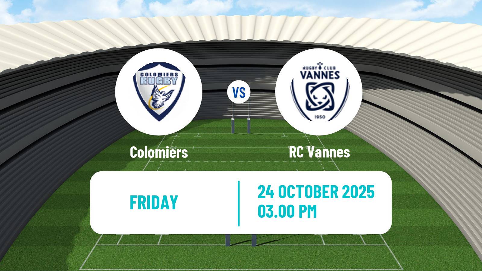Rugby union French Pro D2 Colomiers - Vannes