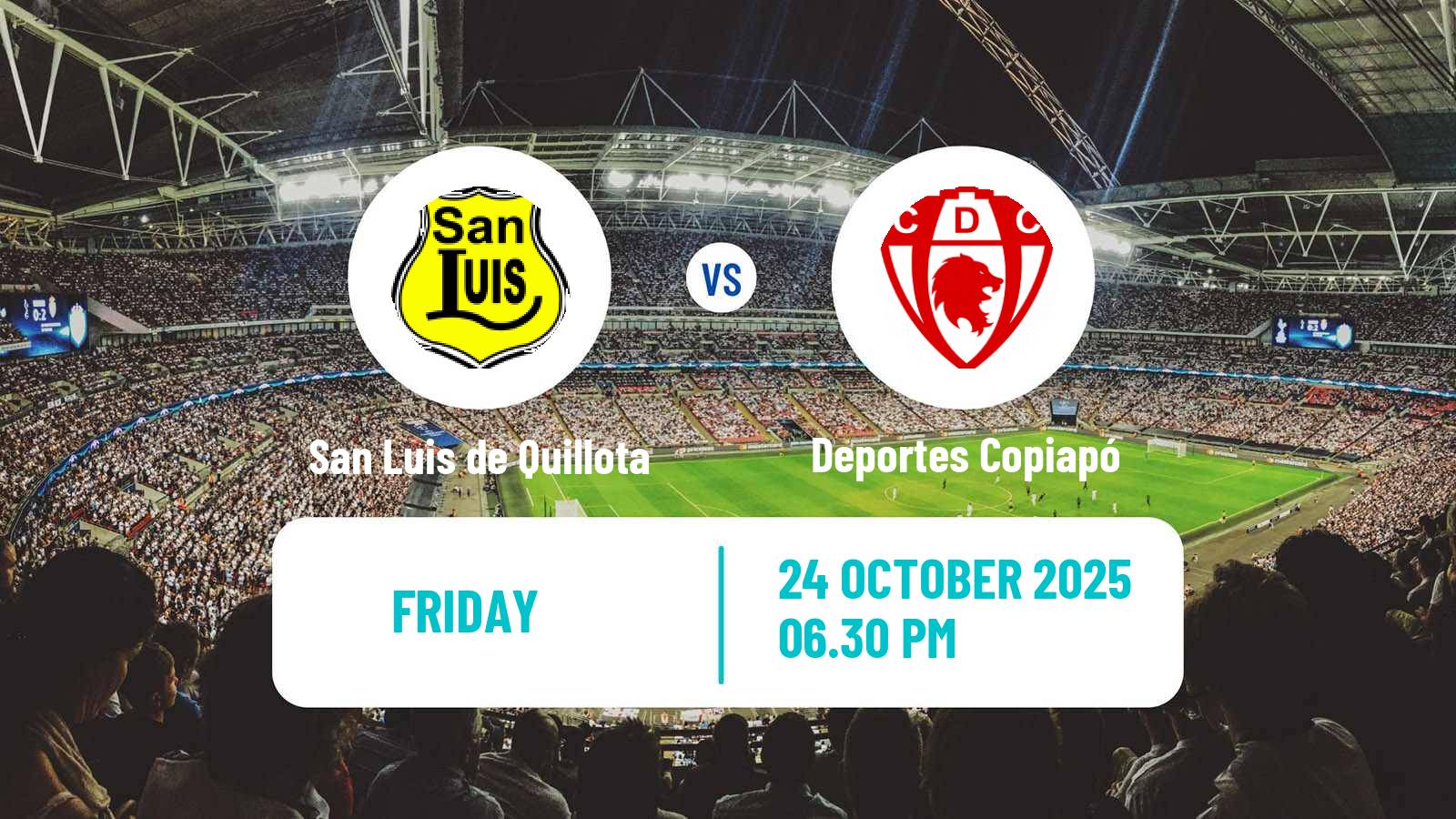 Football Chilean Primera B San Luis de Quillota - Deportes Copiapó