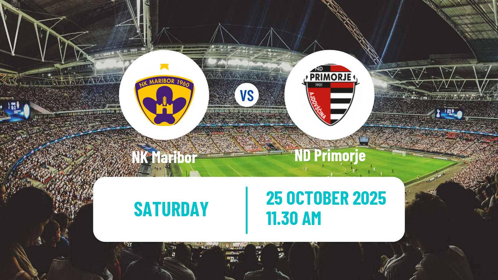Football Slovenian PrvaLiga Maribor - Primorje