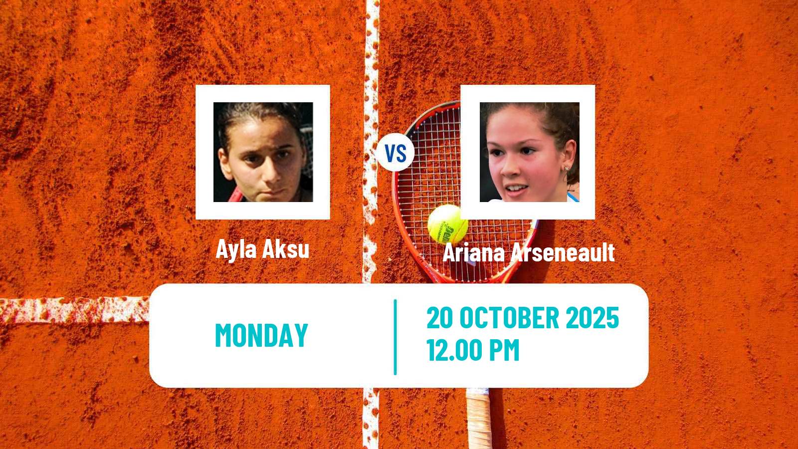 Tennis ITF W75 Saguenay Women Ayla Aksu - Ariana Arseneault