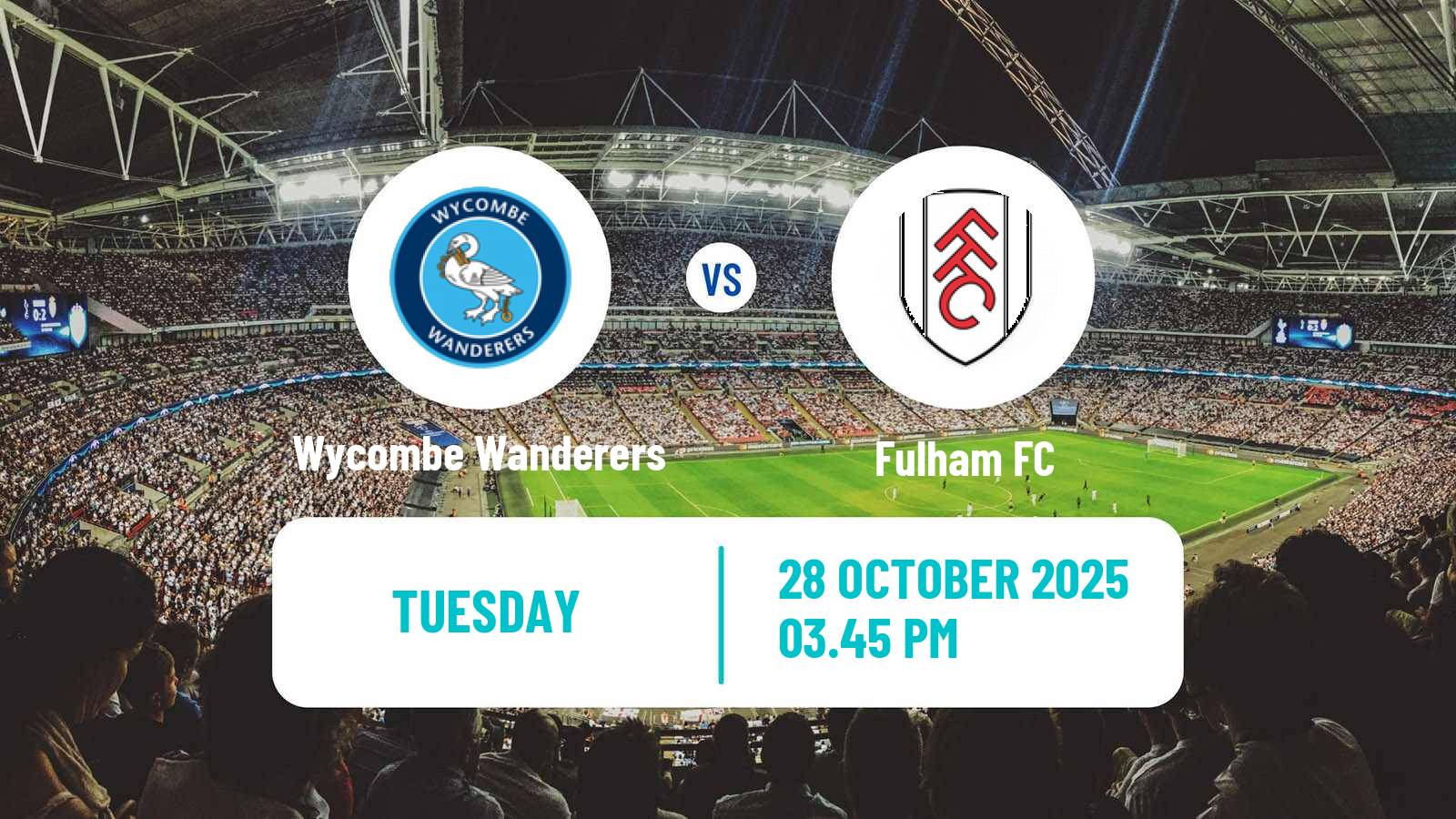 Football English League Cup Wycombe Wanderers - Fulham