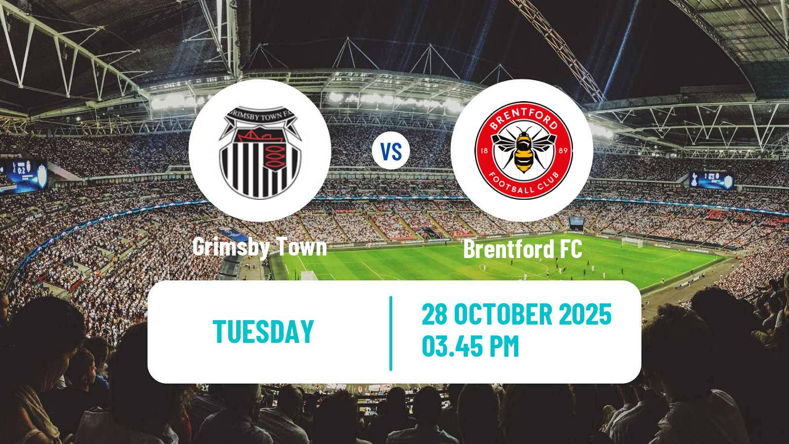 Football English League Cup Grimsby Town - Brentford