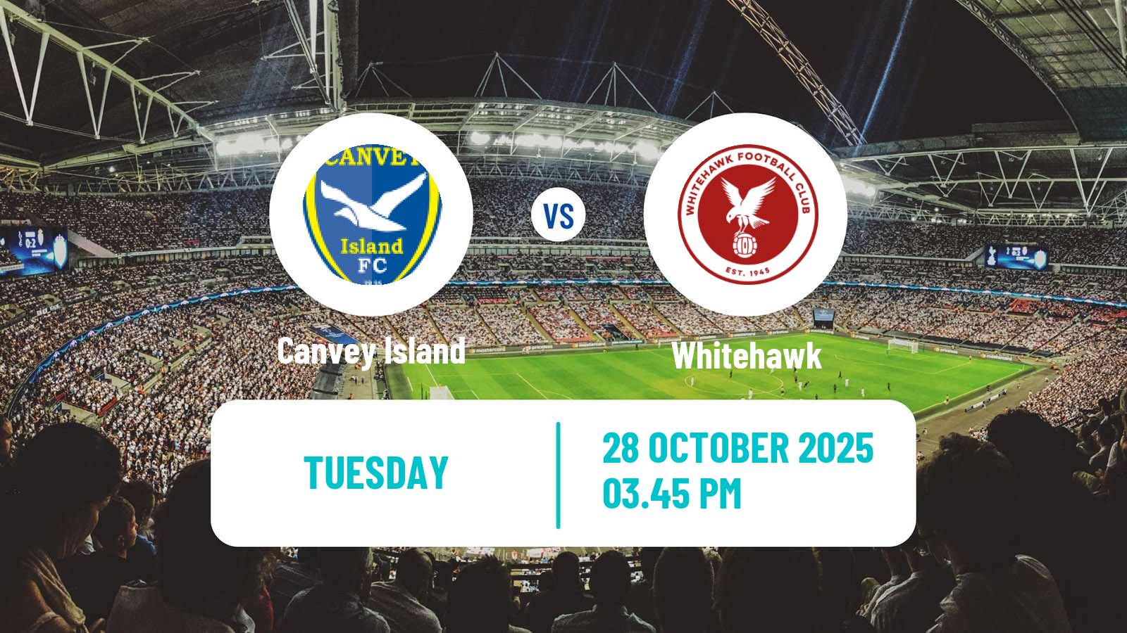 Football English Isthmian League Premier Division Canvey Island - Whitehawk