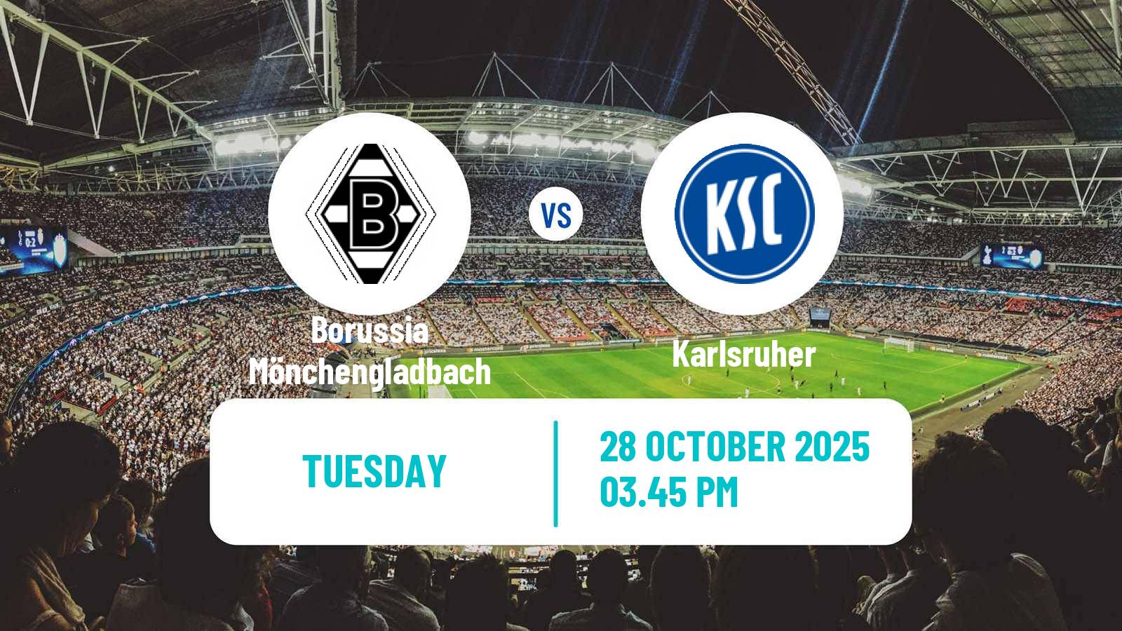 Football German DFB Pokal Borussia Mönchengladbach - Karlsruher