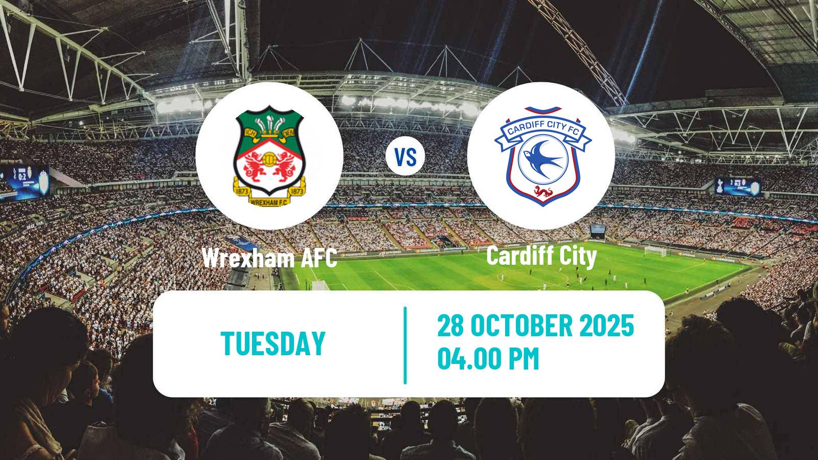 Football English League Cup Wrexham - Cardiff City