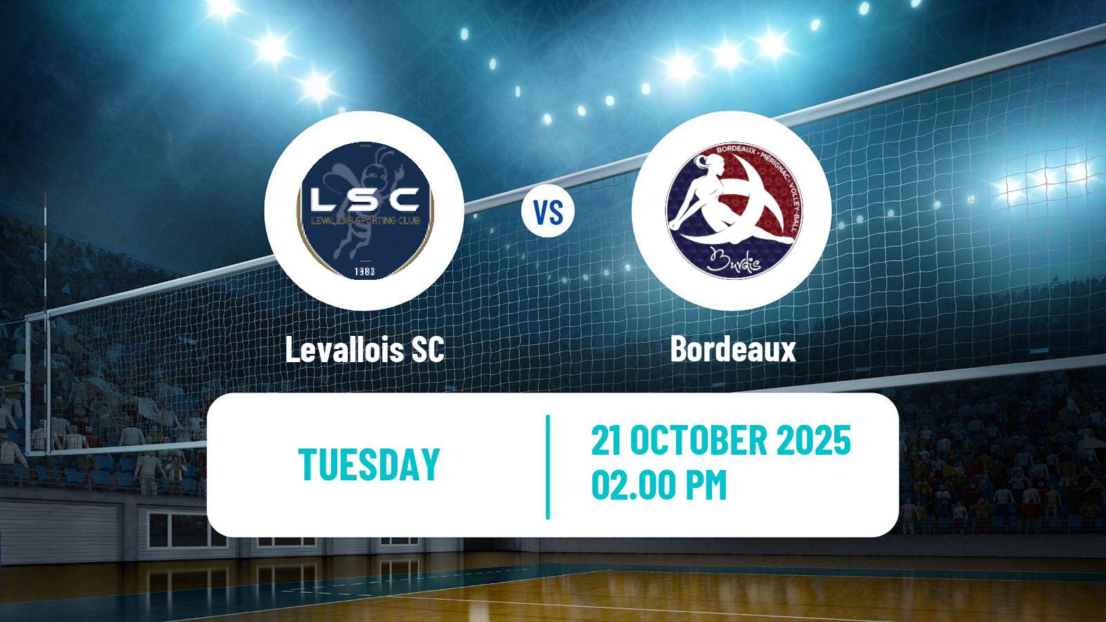 Volleyball French Ligue A Volleyball Women Levallois - Bordeaux
