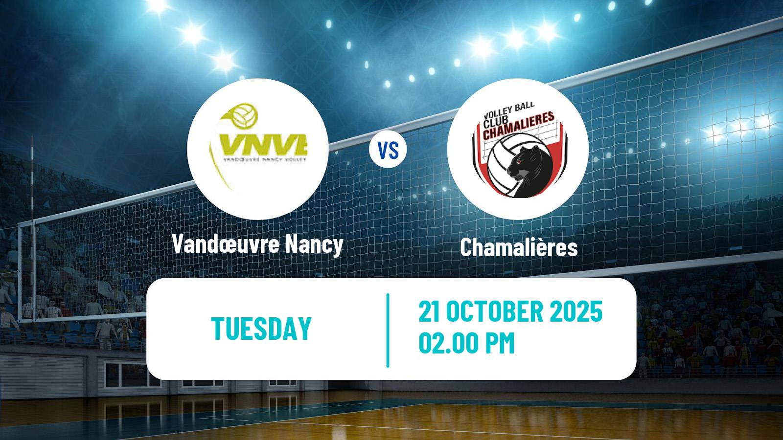 Volleyball French Ligue A Volleyball Women Vandœuvre Nancy - Chamalières