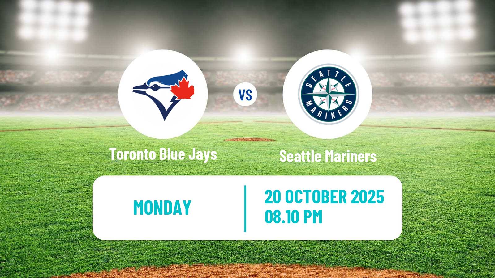 Baseball MLB Toronto Blue Jays - Seattle Mariners