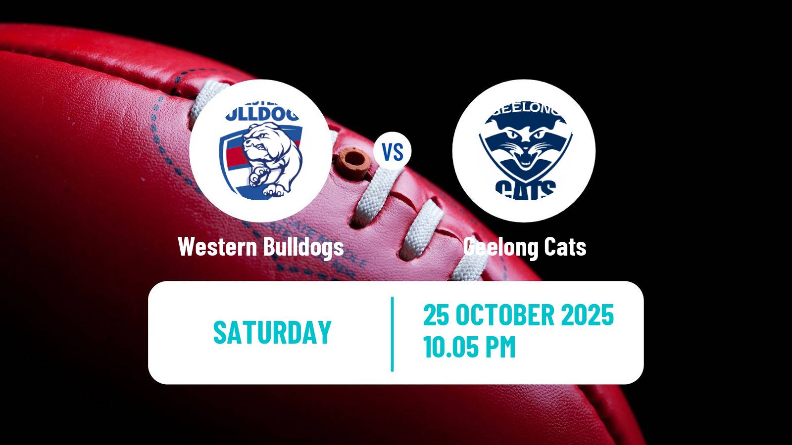 Aussie rules AFL Women Western Bulldogs - Geelong Cats